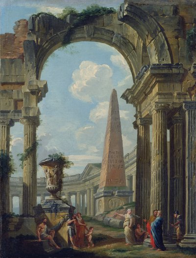 Ruïnes door Giovanni Paolo Pannini